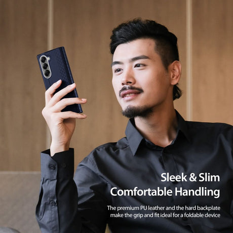 Dux Ducis Samsung Galaxy Z Fold 7 Kotelo Bril Series Sininen