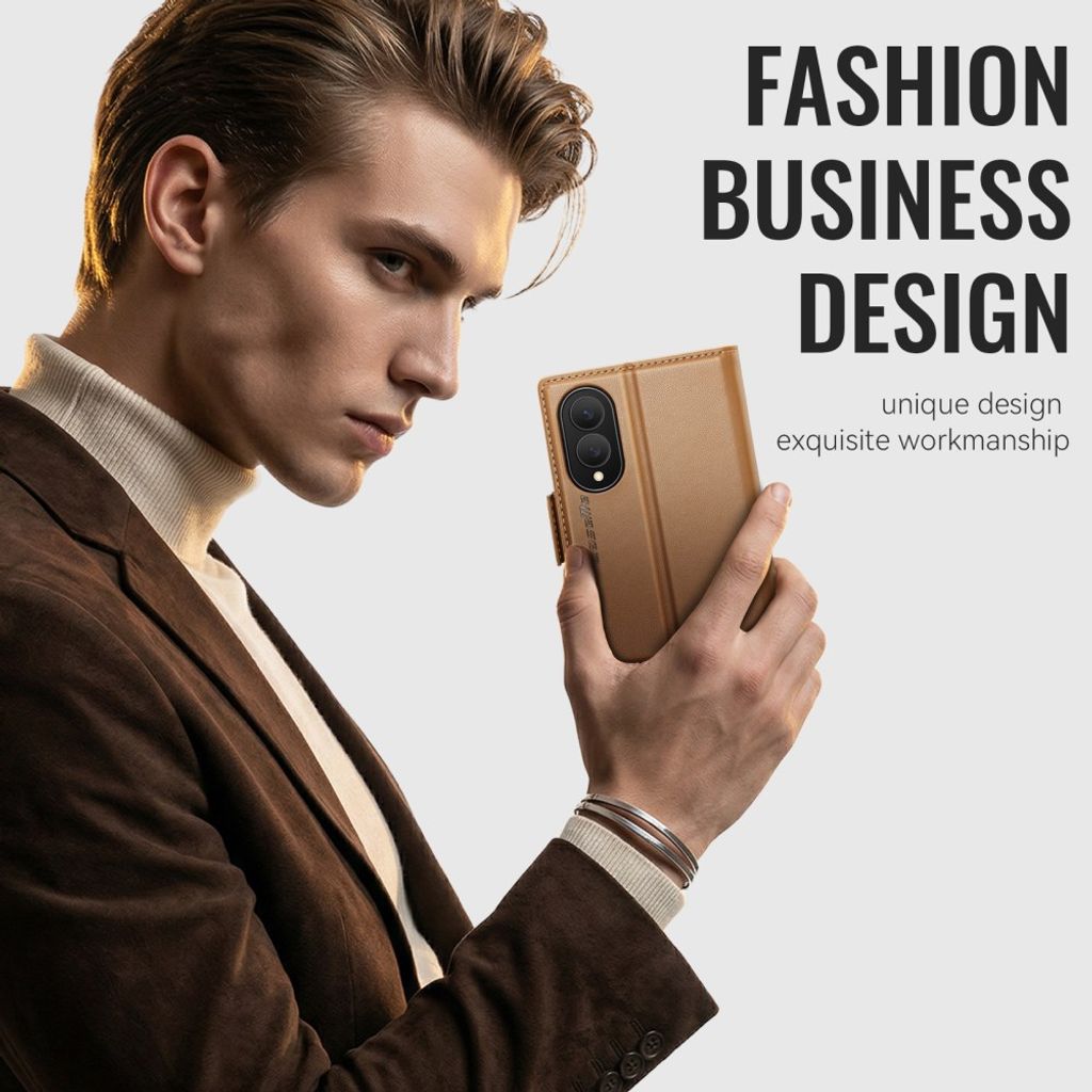 CaseMe Samsung Galaxy Z Fold 8 Kotelo 023 Series Ruskea