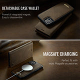 CaseMe iPhone 15 Kotelo C49 Series Ruskea