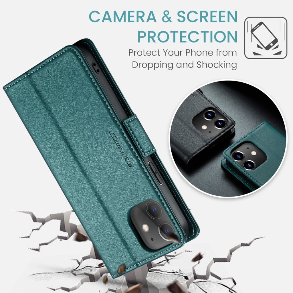CaseMe iPhone 12 Mini Kotelo 023 Series Vihreä