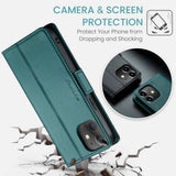 CaseMe iPhone 12 Mini Kotelo 023 Series Vihreä