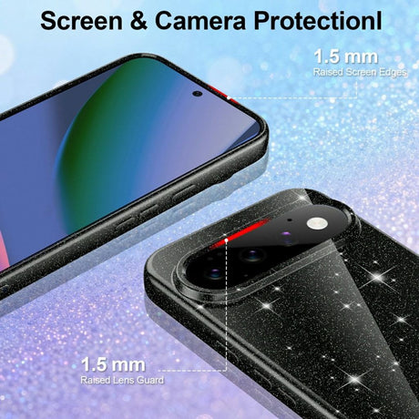 Google Pixel 11 Pro Kuori Glitter MagSafe Musta