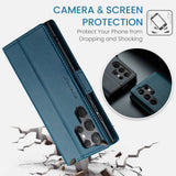 CaseMe Samsung Galaxy S24 Ultra Kotelo 023 Series Sininen