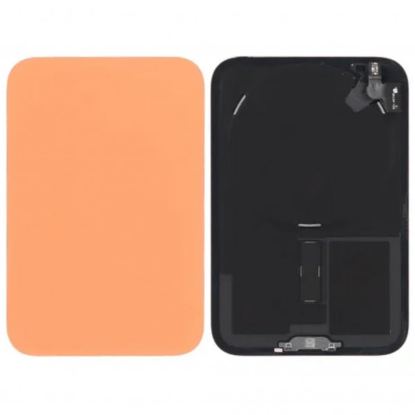 Alkuperäinen lasinen takakansi iPhone 17 Pro Max -puhelimeen - Oranssi