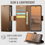 CaseMe Samsung Galaxy Z Fold 8 Ultra Kotelo 023 Series Ruskea