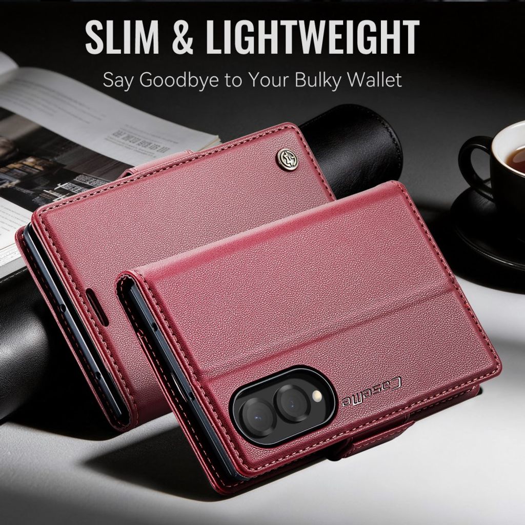 CaseMe Samsung Galaxy Z Fold 8 Kotelo 023 Series Punainen