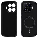ABEEL Xiaomi 17T Kuori Silikoni MagSafe Musta