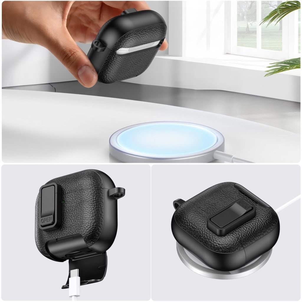 AirPods 4/5 Kuori Telinetoiminto Sininen