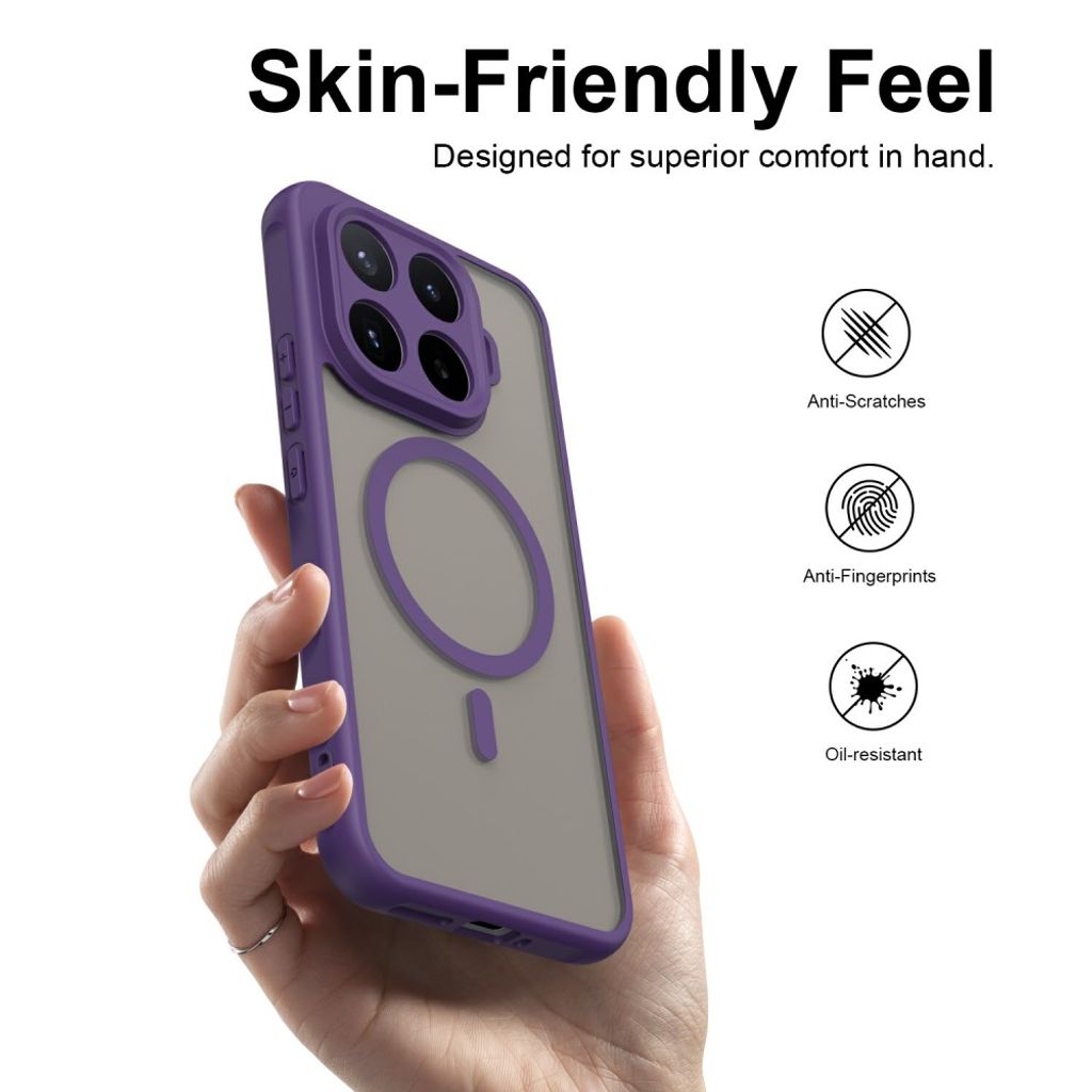 Xiaomi 17T Pro Kuori Pesty MagSafe Violetti