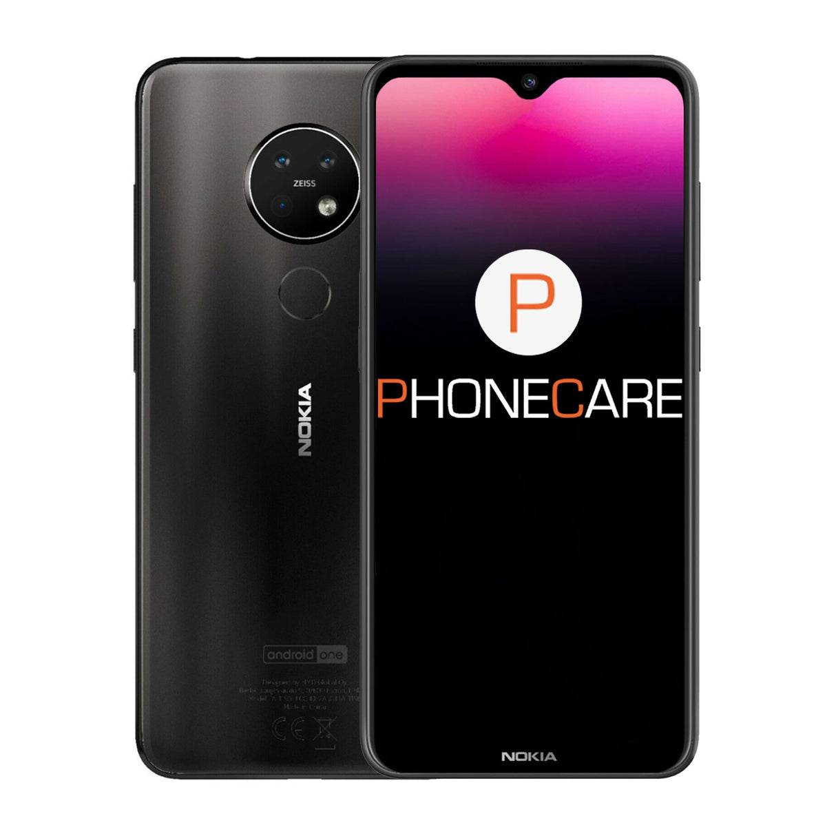 Käytetty Nokia 7.2 128GB Charcoal - Hyvä kunto