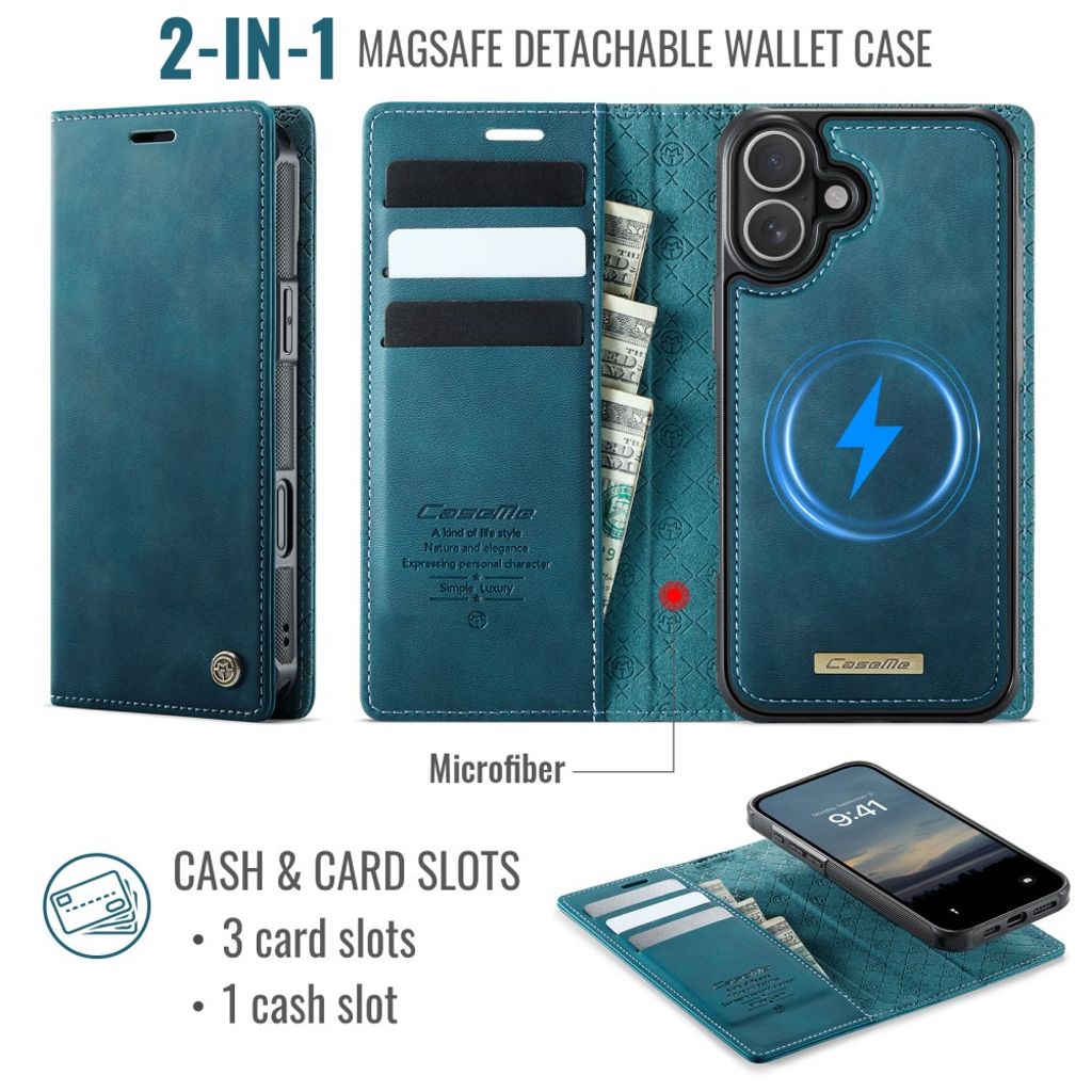 CaseMe iPhone 17 Kotelo C49 Series Vihreä