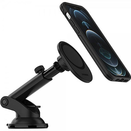 Otterbox Autoteline Car Dash & Windshield Mount MagSafe Musta