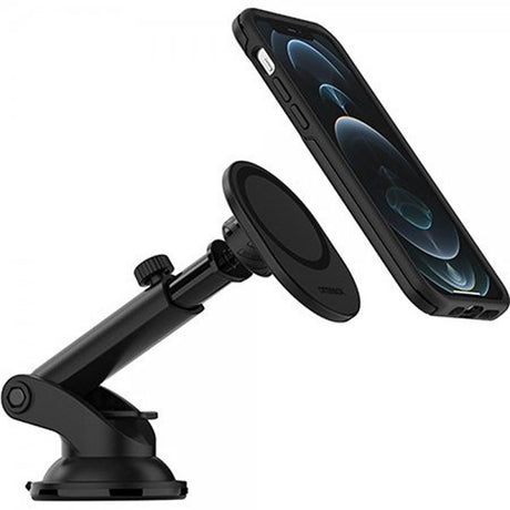 Otterbox Autoteline Car Dash & Windshield Mount MagSafe Musta