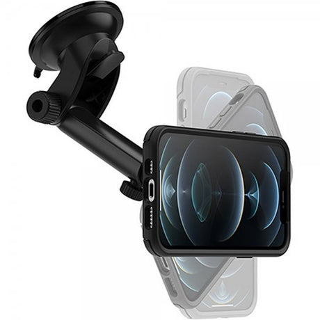 Otterbox Autoteline Car Dash & Windshield Mount MagSafe Musta