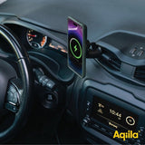 Aqiila Autoteline langattomalla latauksella Chargebird QC1 Qi2 MagSafe 15W