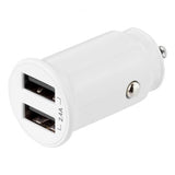 Deltaco Autolaturi 12W Kaksi USB-A Valkoinen