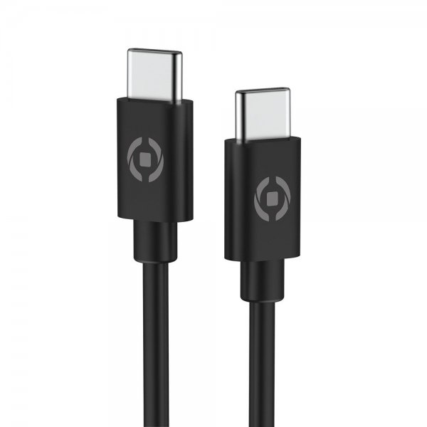 Celly-autolaturi USB-C-kaapelilla CCMINITYPEC 20W, musta