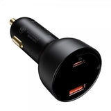 Baseus autolaturi Superme USB-C & USB-A 100W Musta