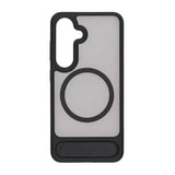 Samsung Galaxy S25 Kuori jalustalla MagSafe Musta