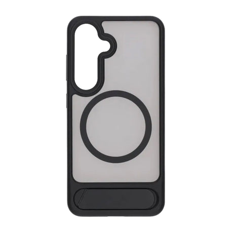 Samsung Galaxy S25 Kuori jalustalla MagSafe Musta
