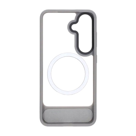 Samsung Galaxy S25 Kuori jalustalla MagSafe Harmaa