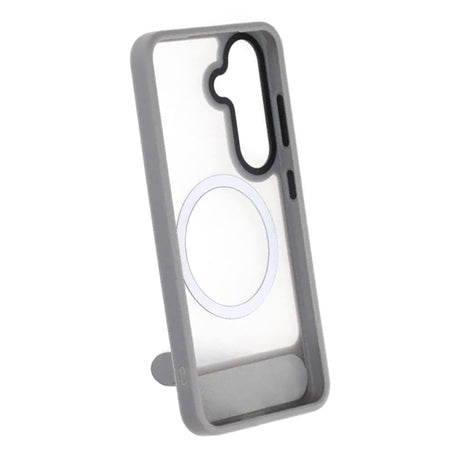 Samsung Galaxy S25 Kuori jalustalla MagSafe Harmaa