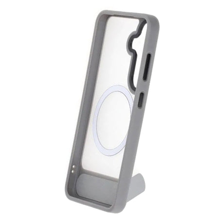 Samsung Galaxy S25 Kuori jalustalla MagSafe Harmaa
