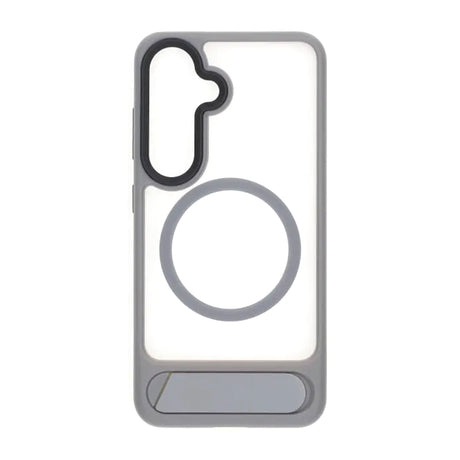 Samsung Galaxy S25 Kuori jalustalla MagSafe Harmaa