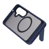 Samsung Galaxy S25 Plus Kuori jalustalla MagSafe Sininen