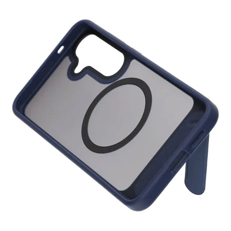 Samsung Galaxy S25 Plus Kuori jalustalla MagSafe Sininen