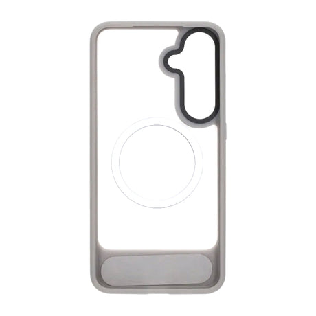 Samsung Galaxy S25 Plus Kuori jalustalla MagSafe Harmaa