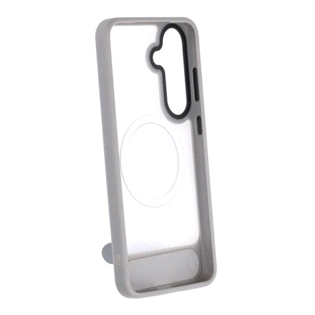 Samsung Galaxy S25 Plus Kuori jalustalla MagSafe Harmaa