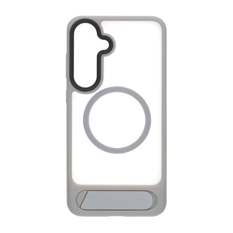 Samsung Galaxy S25 Plus Kuori jalustalla MagSafe Harmaa