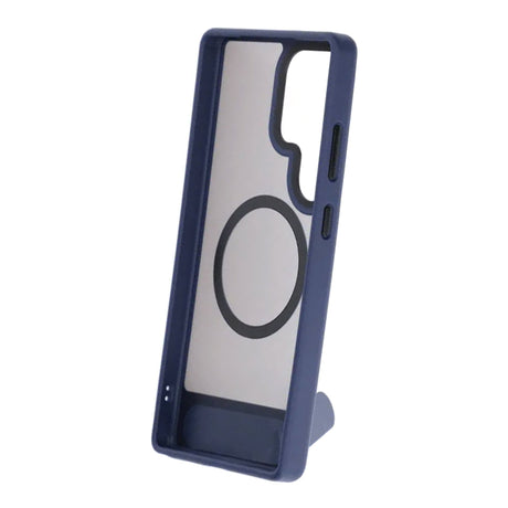 Samsung Galaxy S25 Ultra Kuori jalustalla MagSafe Sininen