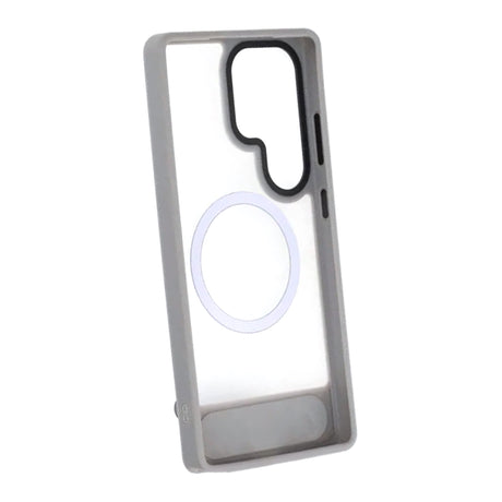 Samsung Galaxy S25 Ultra Kuori jalustalla MagSafe Harmaa