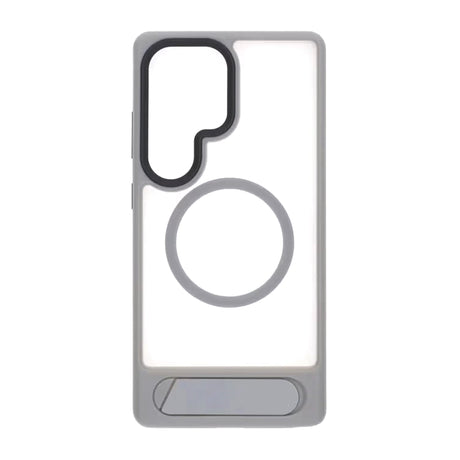 Samsung Galaxy S25 Ultra Kuori jalustalla MagSafe Harmaa