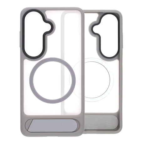 Samsung Galaxy S26 Kuori jalustalla MagSafe Harmaa