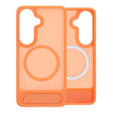 Samsung Galaxy S26 Kuori jalustalla MagSafe Oranssi