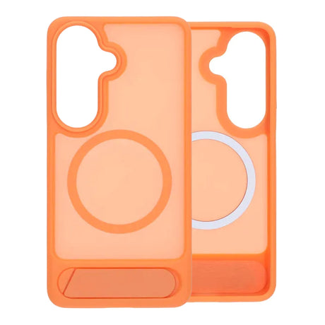 Samsung Galaxy S26 Kuori jalustalla MagSafe Oranssi