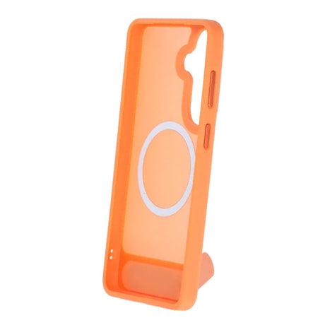 Samsung Galaxy S26 Plus Kuori jalustalla MagSafe Oranssi