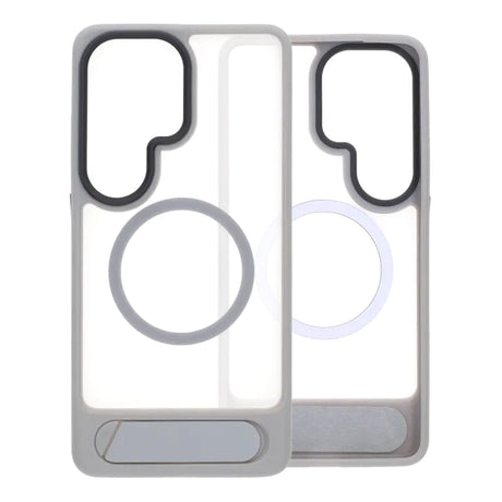 Samsung Galaxy S26 Ultra Kuori jalustalla MagSafe Harmaa