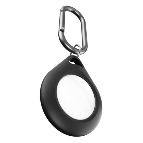 KeyBudz AirTag -suojakotelo Secure Dock 2 kpl, musta