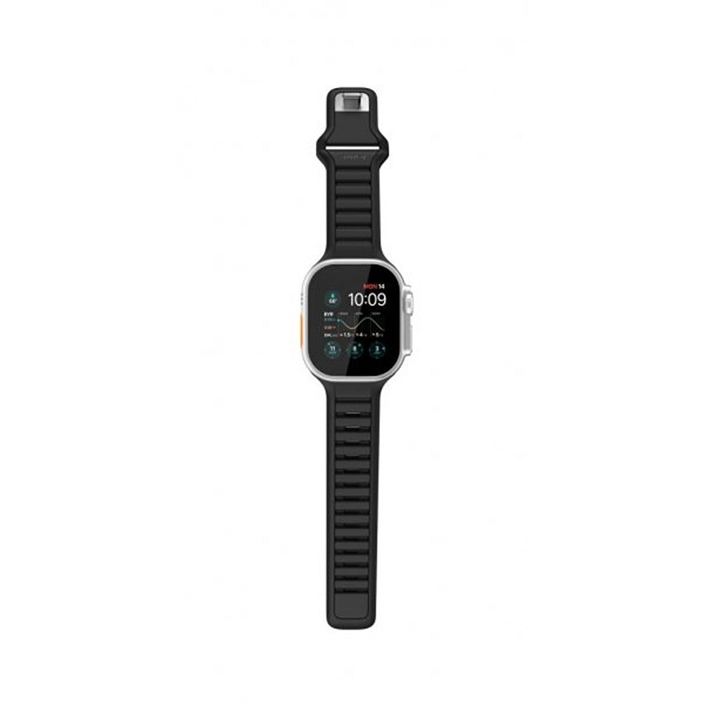 KeyBudz Apple Watch 44/45/46mm/Apple Watch Ultra -ranneke Journey Carbon Black