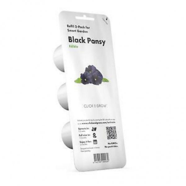 Click and Grow Smart Garden Refill 3 kpl – Musta orvokki