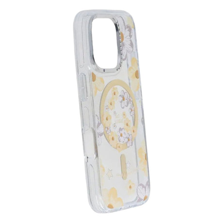iPhone 16 Pro Kuori kukkakuvio MagSafe Keltainen