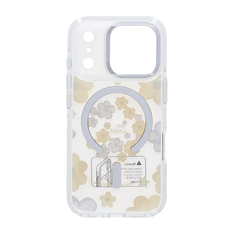 iPhone 17 Pro Max Kuori kukkakuvio MagSafe Keltainen