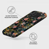 Burga iPhone 17 Pro Max kuori Tough MagSafe Bloomy Garden