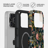 Burga iPhone 17 Pro Tough MagSafe -suojakuori, Bloomy Garden