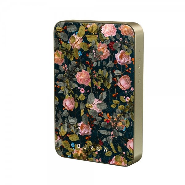 Burga Powerbank MagSafe 5000 mAh Bloomy Garden Kulta