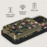 Burga Powerbank MagSafe 5000 mAh Bloomy Garden Kulta